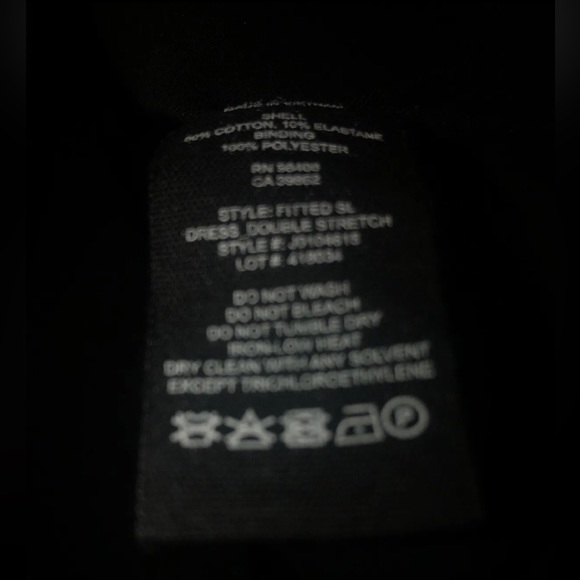 Theory Dress Black Fitted SL size 8 $365 NWT - Picture 12 of 12